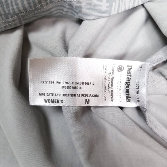 Patagonia Corinne Sleeveless Dress Gray Sz Medium - Picture 8 of 9